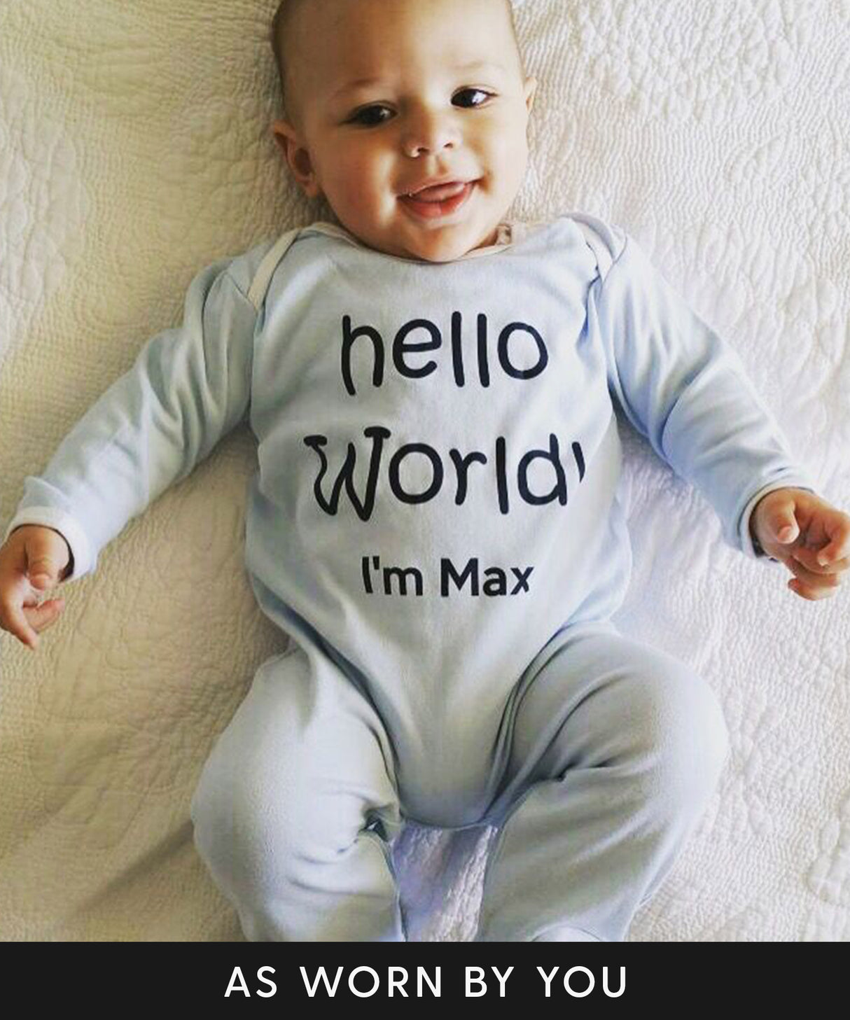 Personalised Baby Grow