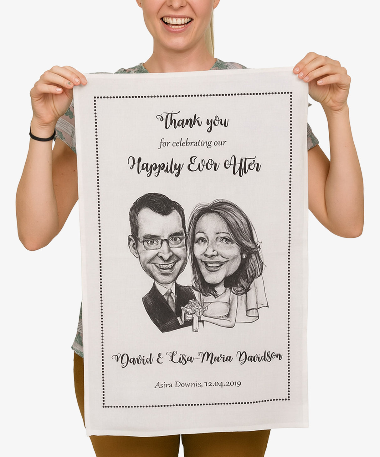 Personalised Tea Towel