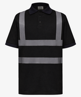 Personalised Hi Vis Short Sleeve Polo Shirt
