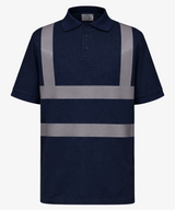 Personalised Hi Vis Short Sleeve Polo Shirt