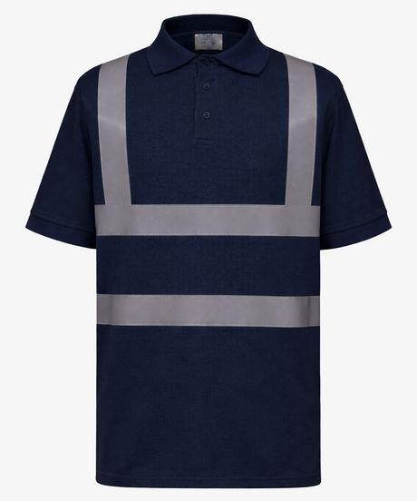 Personalised Hi Vis Short Sleeve Polo Shirt