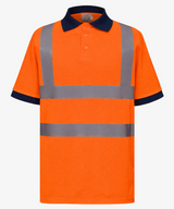 Personalised Hi Vis Short Sleeve Polo Shirt