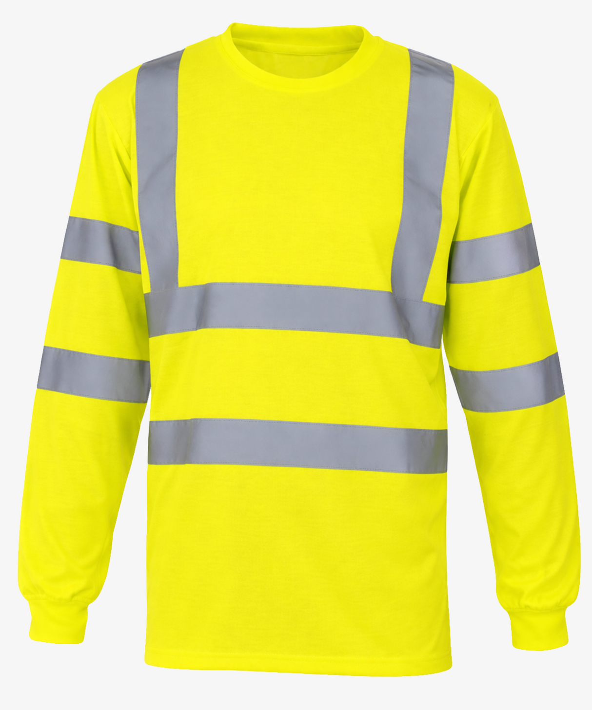 Personalised Hi Vis Long Sleeve T-Shirt