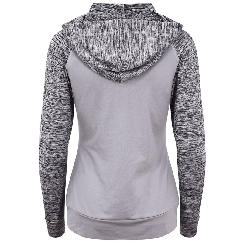 Women's Contrast Sports Zip Hoodie