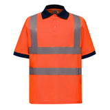 Personalised Hi Vis Short Sleeve Polo Shirt