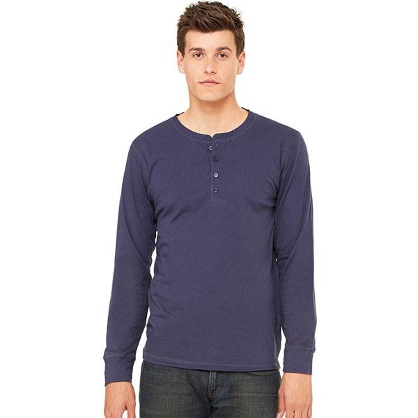 Personalised Henley T Shirt - Custom Long Sleeved Shirt – doodletogs