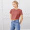 Women's Flowy Cropped T Shirt