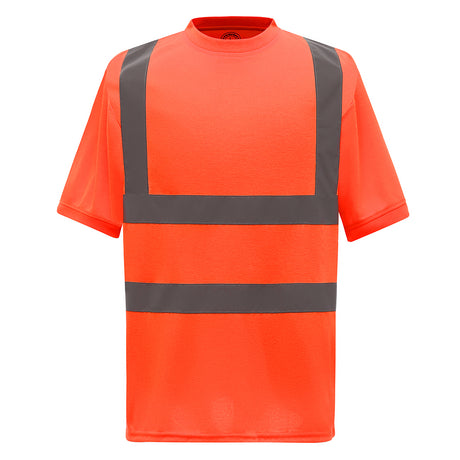 Personalised Hi Vis Short Sleeve T-Shirt