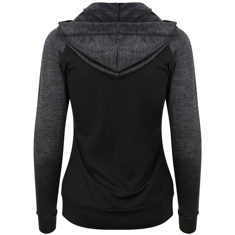 Women's Contrast Sports Zip Hoodie