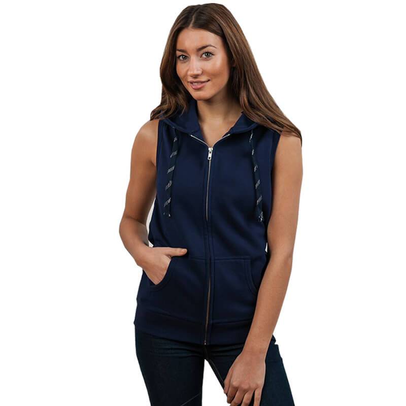 Womens Sleeveless Hoodie