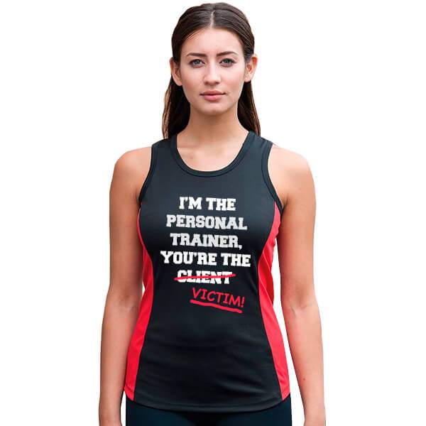 Women's Contrast Sports Vest